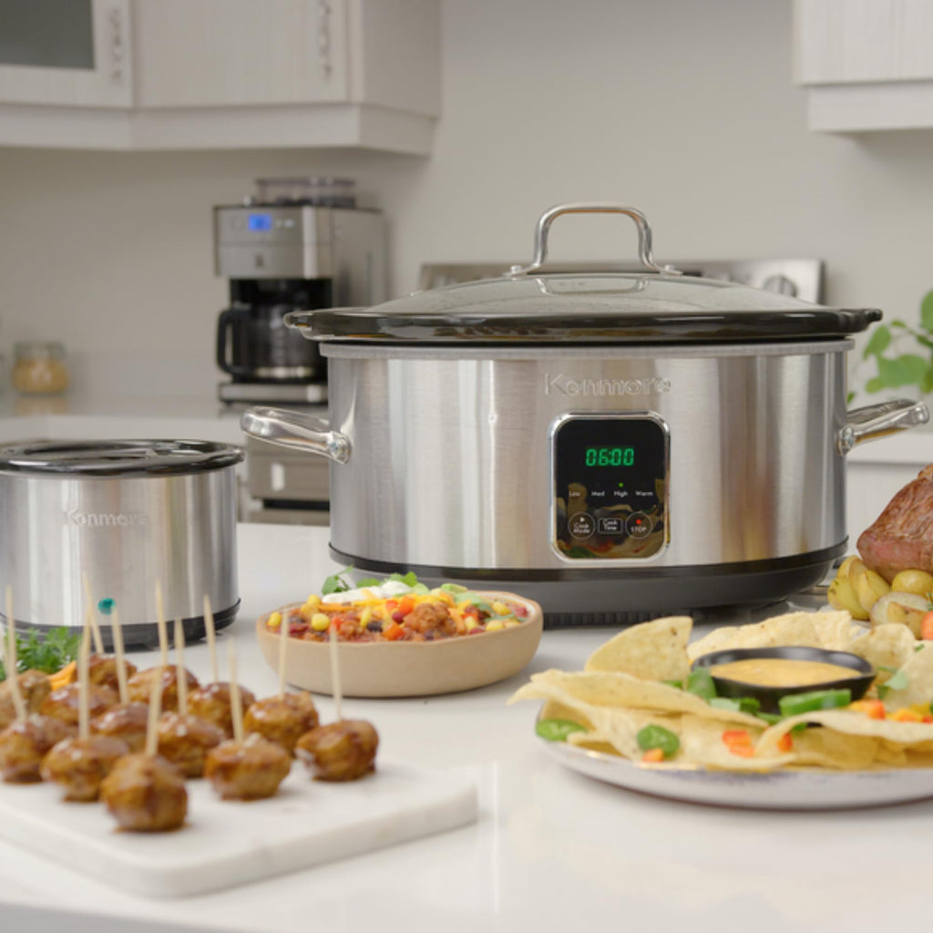 7 qt Programmable Slow Cooker with Dipper T5117
