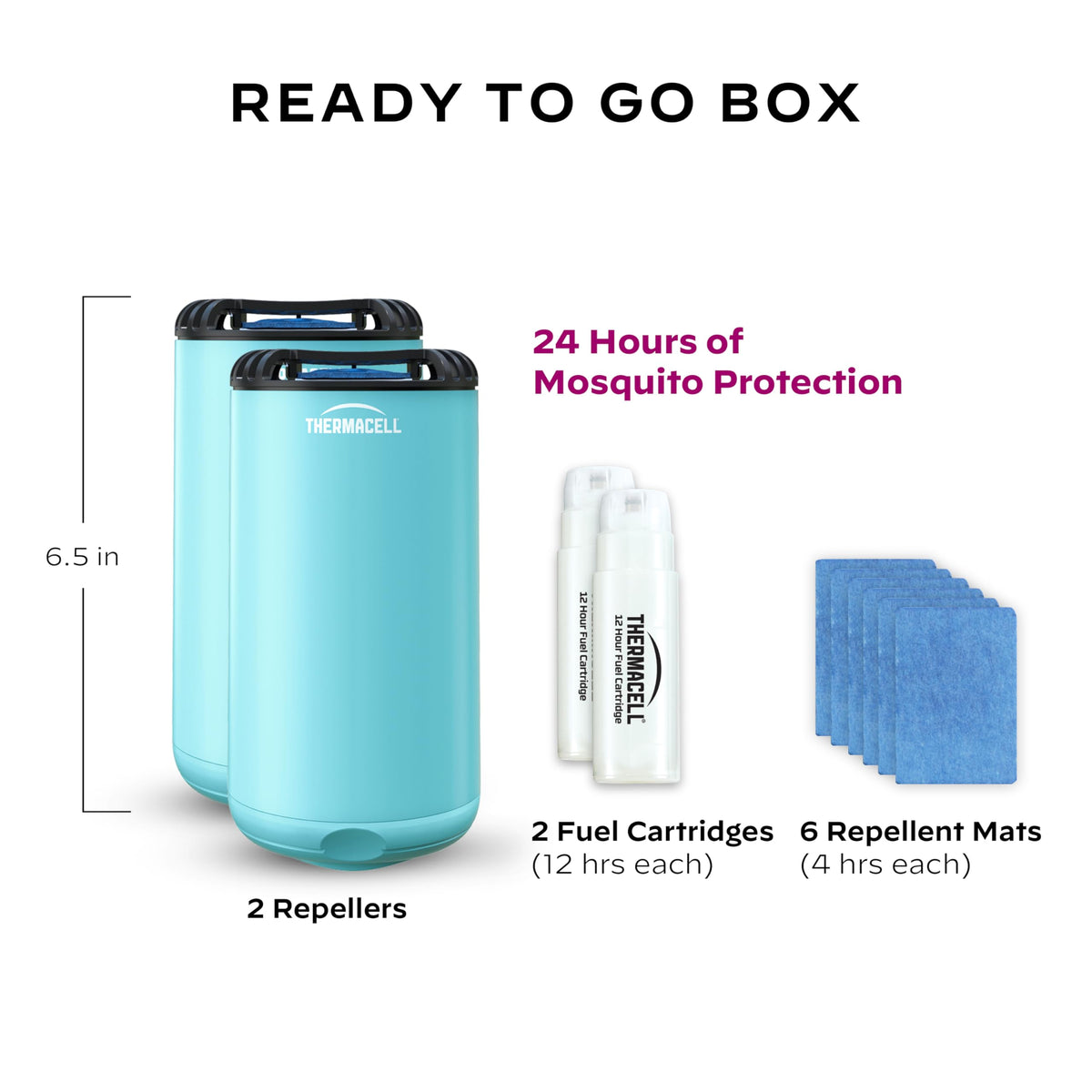 Mosquito Repeller with 24-Hour Refill & 6 Repellent Mats J871