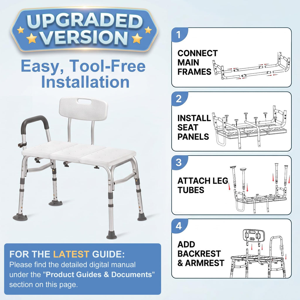 Tub Transfer Bench & Shower Chair G76959