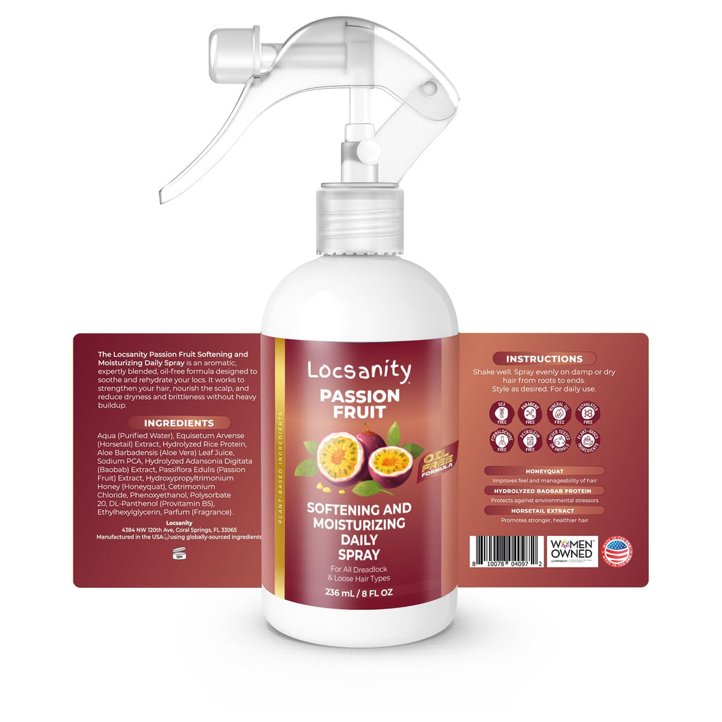 Daily Moisturizing Refreshing Spray for Dreadlocks, Locs, Braids 8 fl oz J770