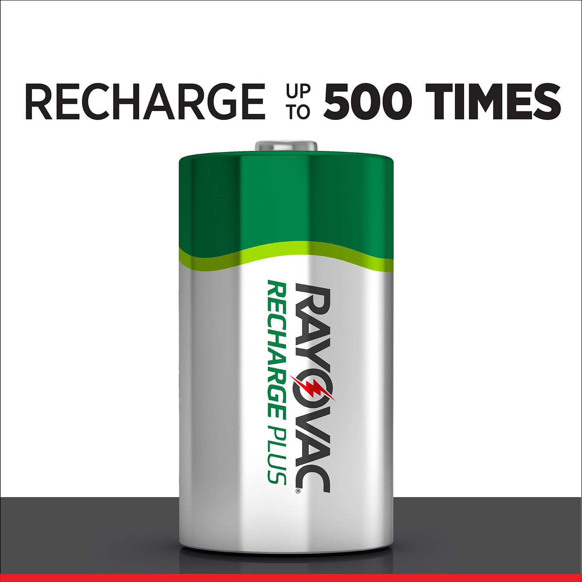 Rechargeable D Batteries 2 Count P835300