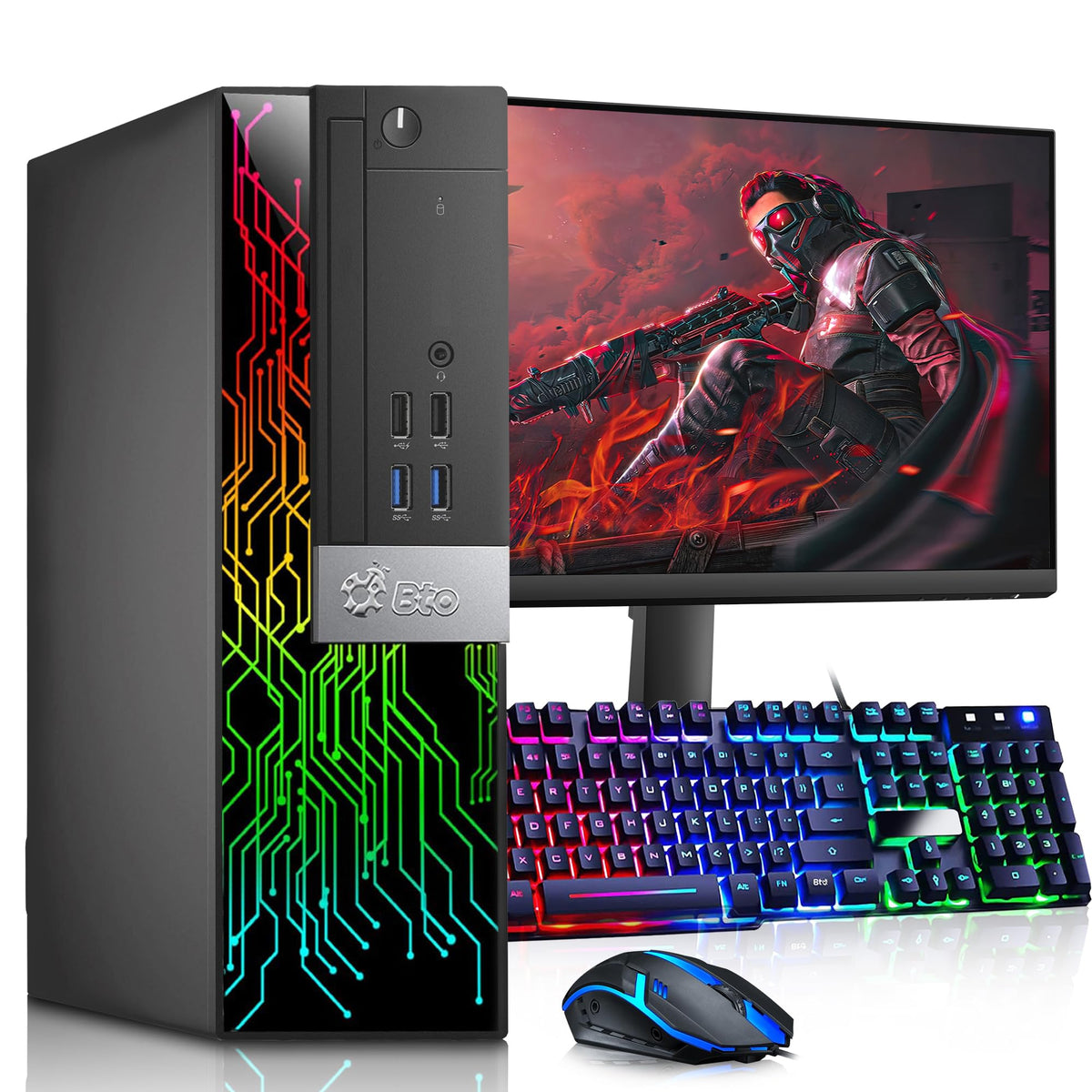 RGB Gaming Desktop PC Intel Core i5 GT 1030 2GB GDDR5 K871