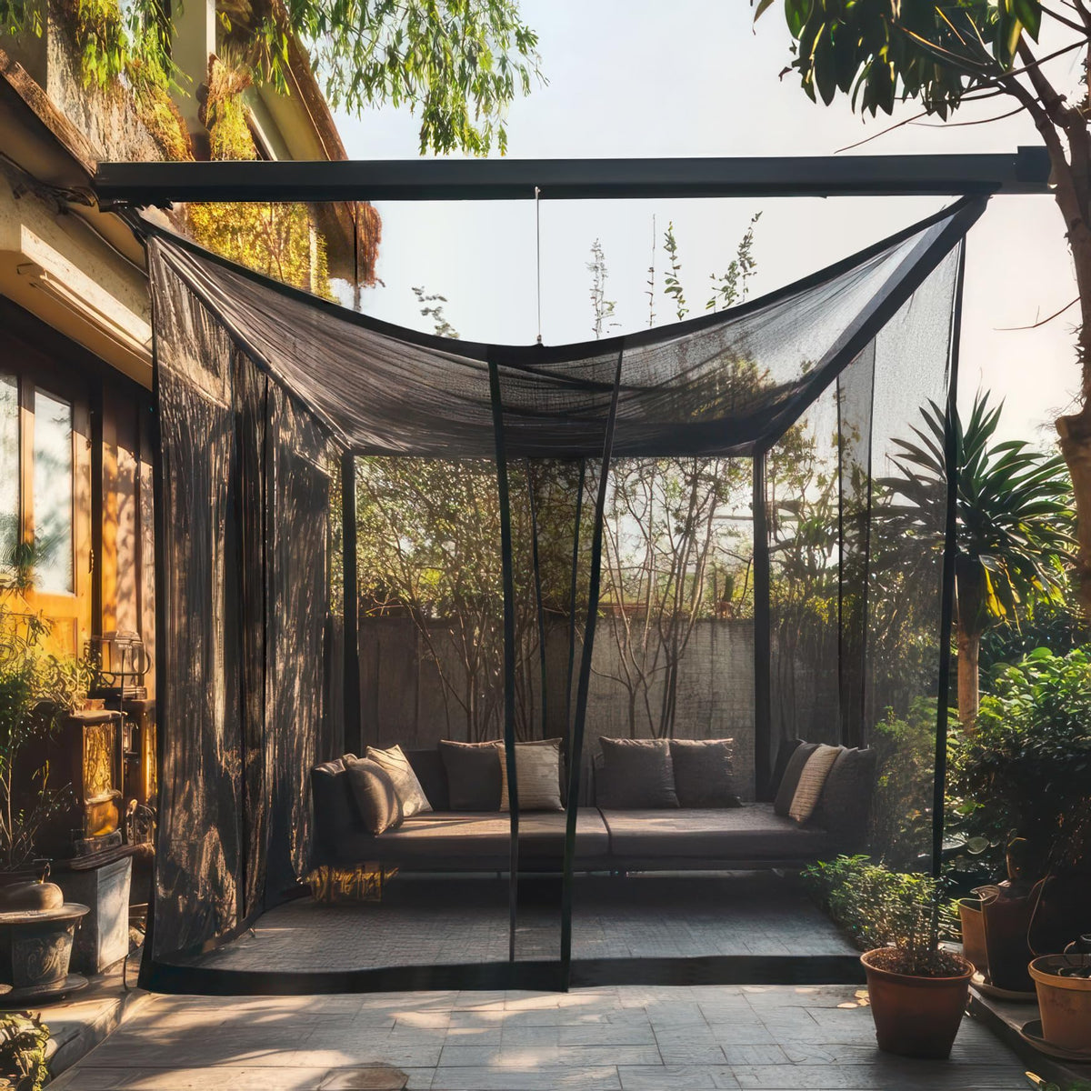 Black Mosquito Net 13 x 10 FT O65665