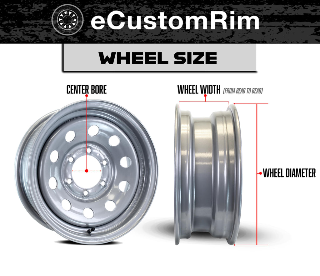 2-Pack Trailer Tire Rim Assembly 5.30-12 5 Lug White LRC J19489
