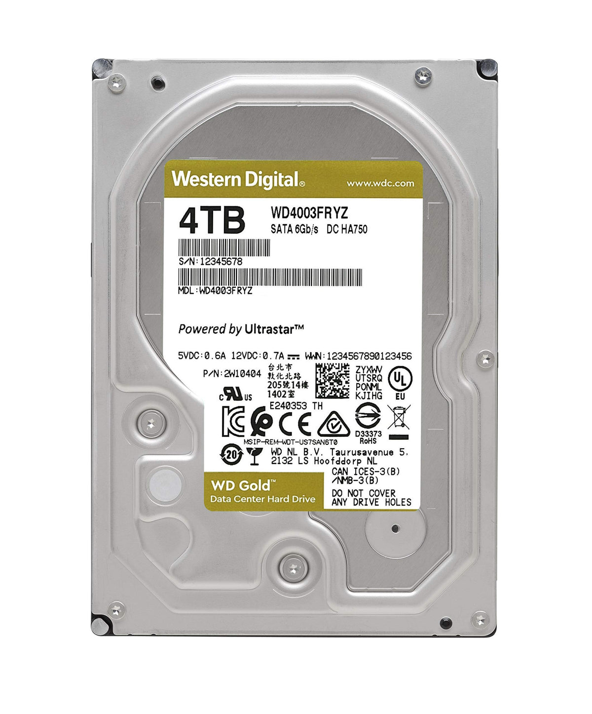 4TB 7200 RPM Internal Hard Drive Y20422