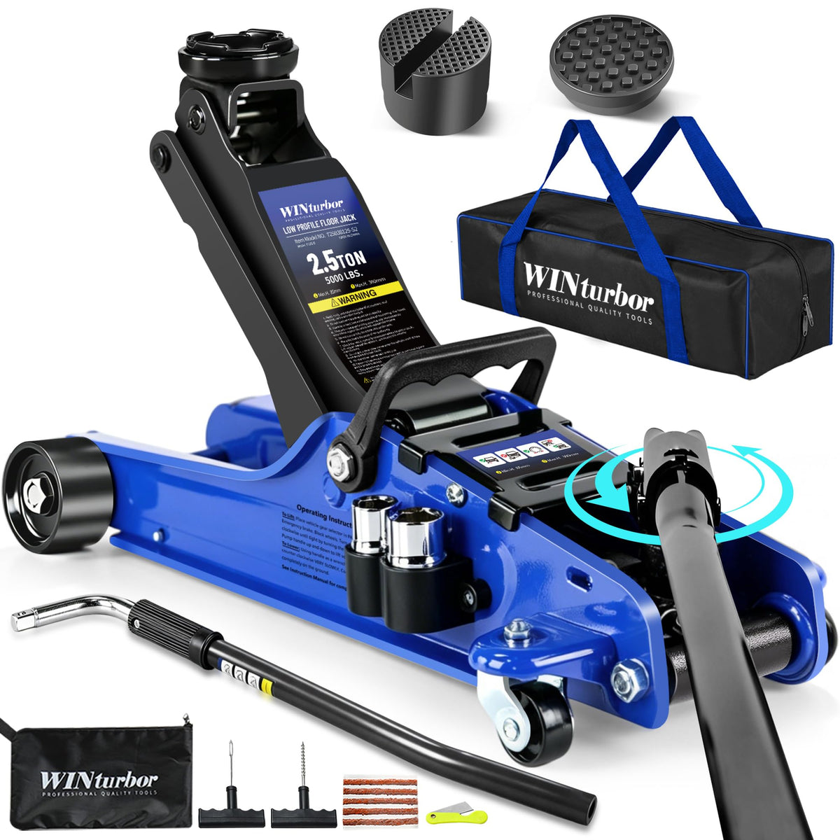 2.5 Ton Low Profile Hydraulic Floor Jack X656