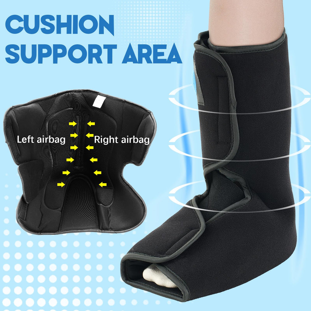 2 Pcs Short Air Cam Walking Boot with Adjustable Bladder & Knob V7037