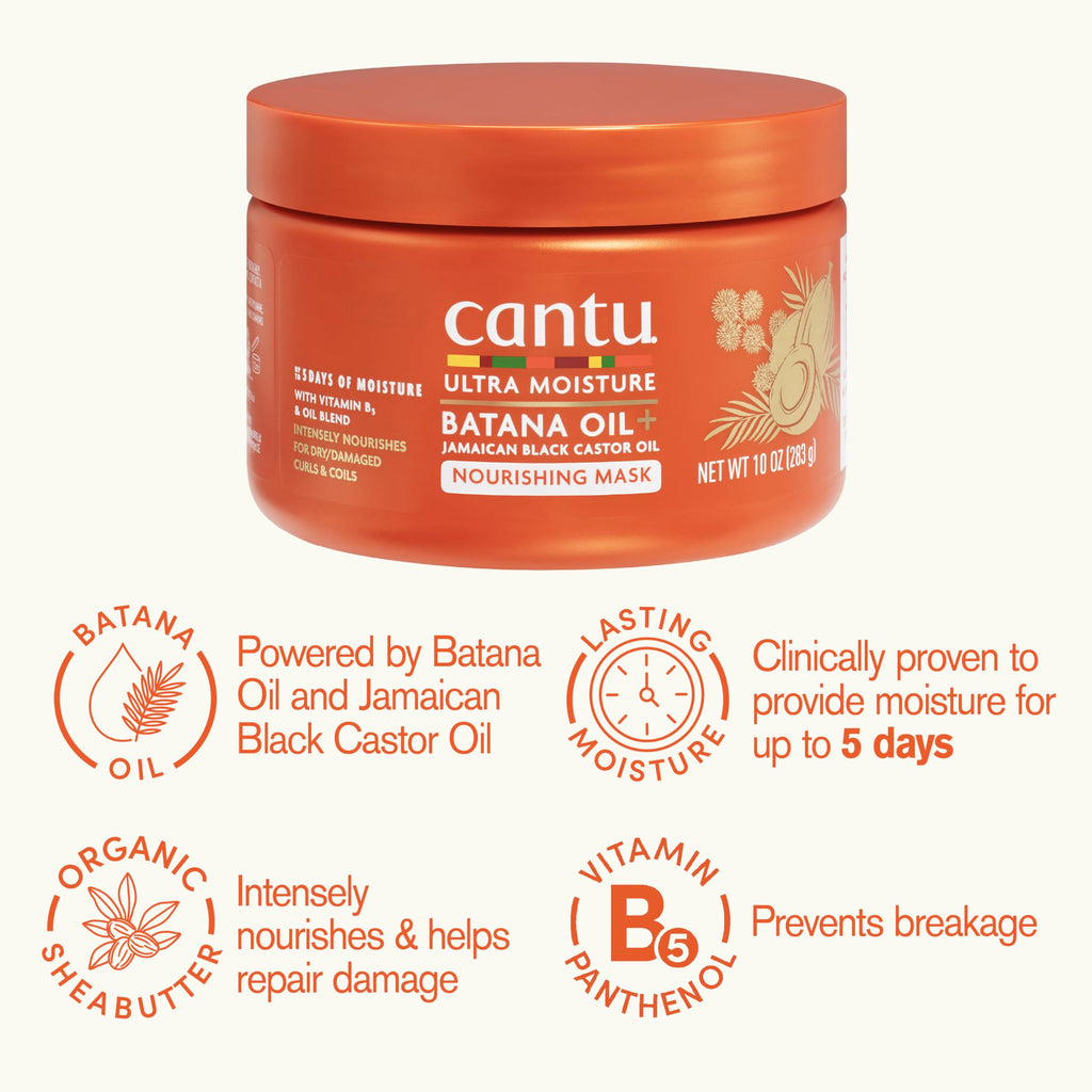 Moisture Nourishing Mask with Batana Oil + Jamaican Black Castor Oil, 10 Ounce (Pack of 12) B4906