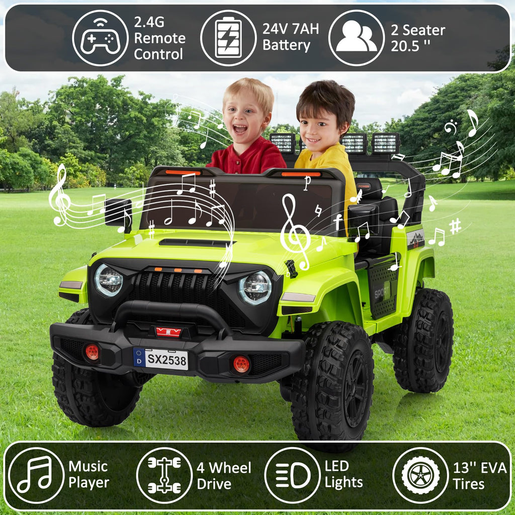 24V 2 Seaters Battery Powered Ride on Car U76219