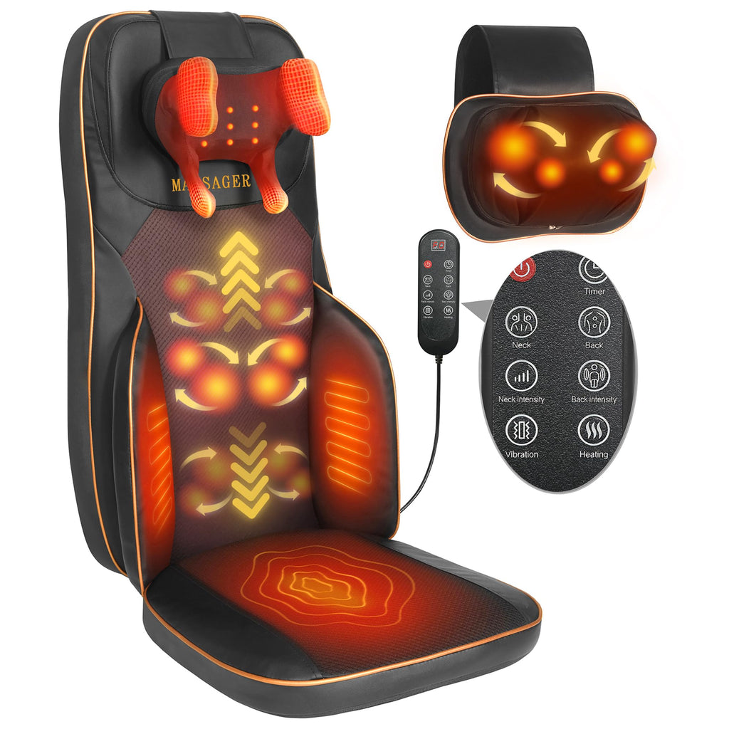 Shiatsu Neck and Back Massager with Heat S2901