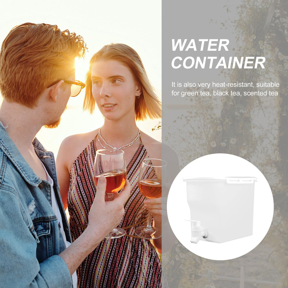 Cold Water Jug with Faucet G747