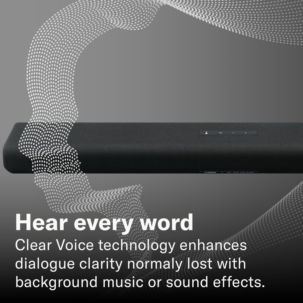 Black Sound Bar with Wireless Subwoofer W57515