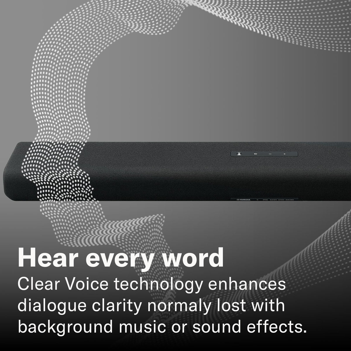 Black Sound Bar with Wireless Subwoofer W57515