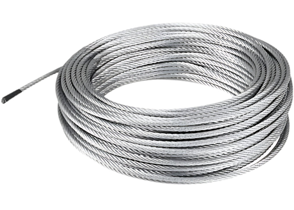 316 Stainless Steel Cable Wire Rope 1/8" 1x19-100 ft Coil Q354771