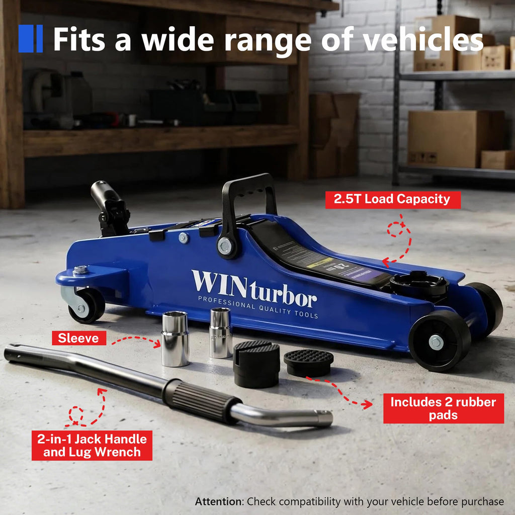 2.5 Ton Low Profile Hydraulic Floor Jack X656