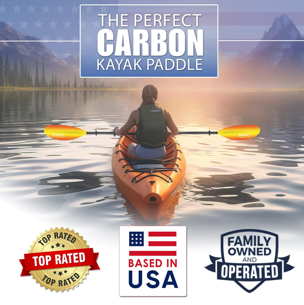 Carbon Fiber 2-Piece Kayak Paddle A52340