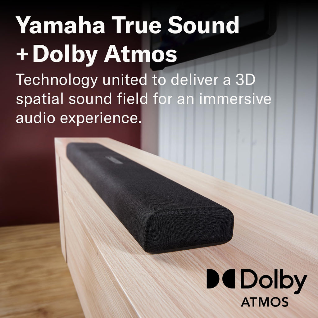 Black Sound Bar with Wireless Subwoofer W57515