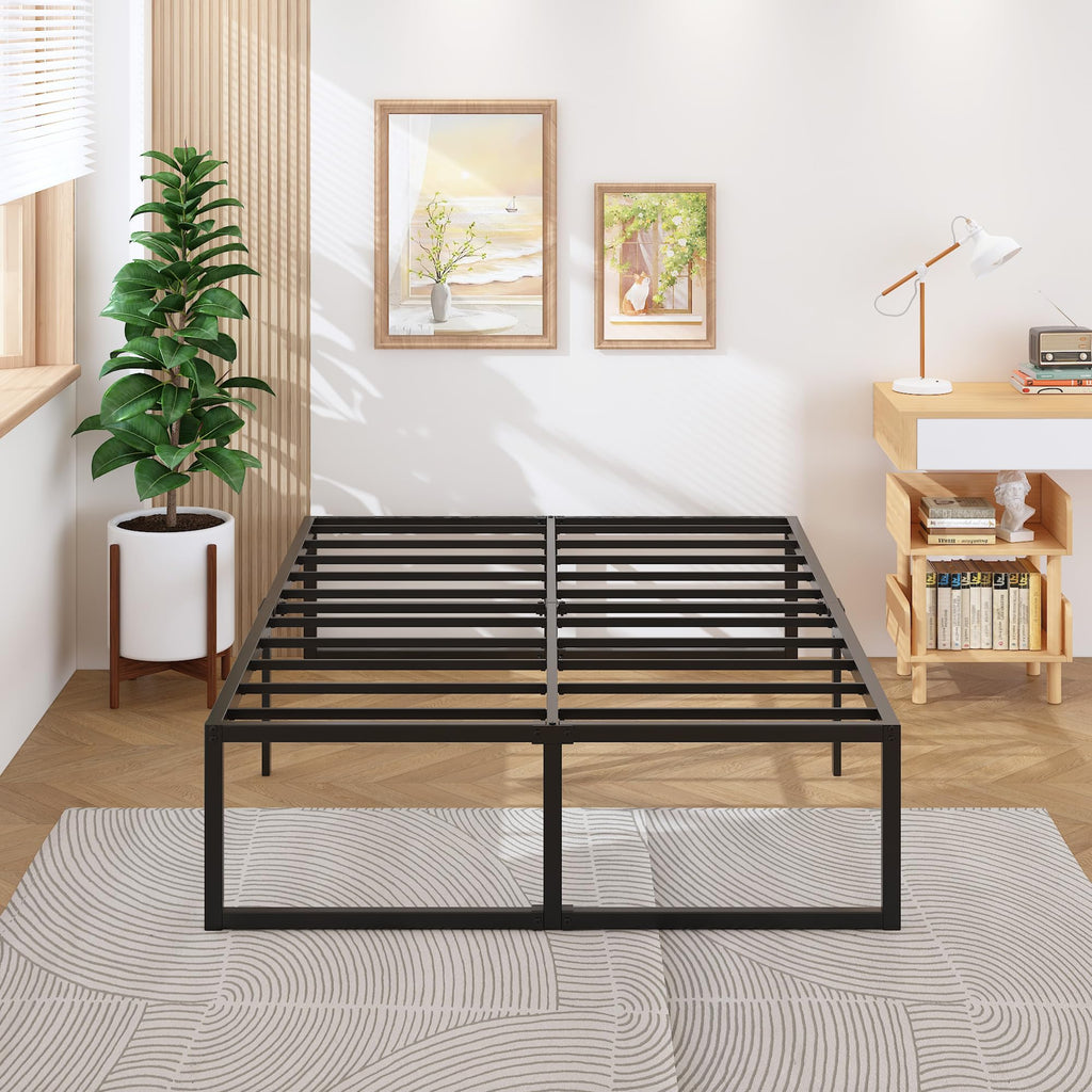 Queen Bed Frame 18 Inch with Steel Slat Support R5578