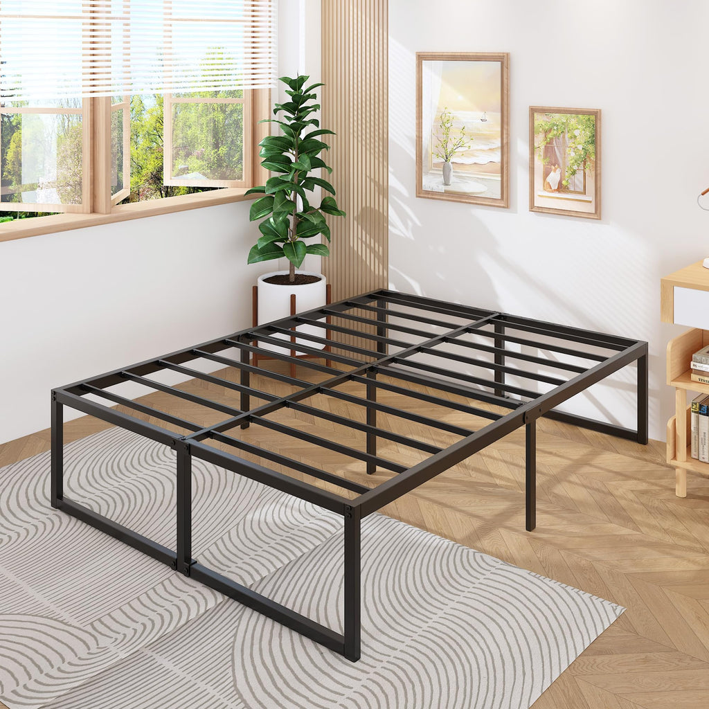 Queen Bed Frame 18 Inch with Steel Slat Support R5578
