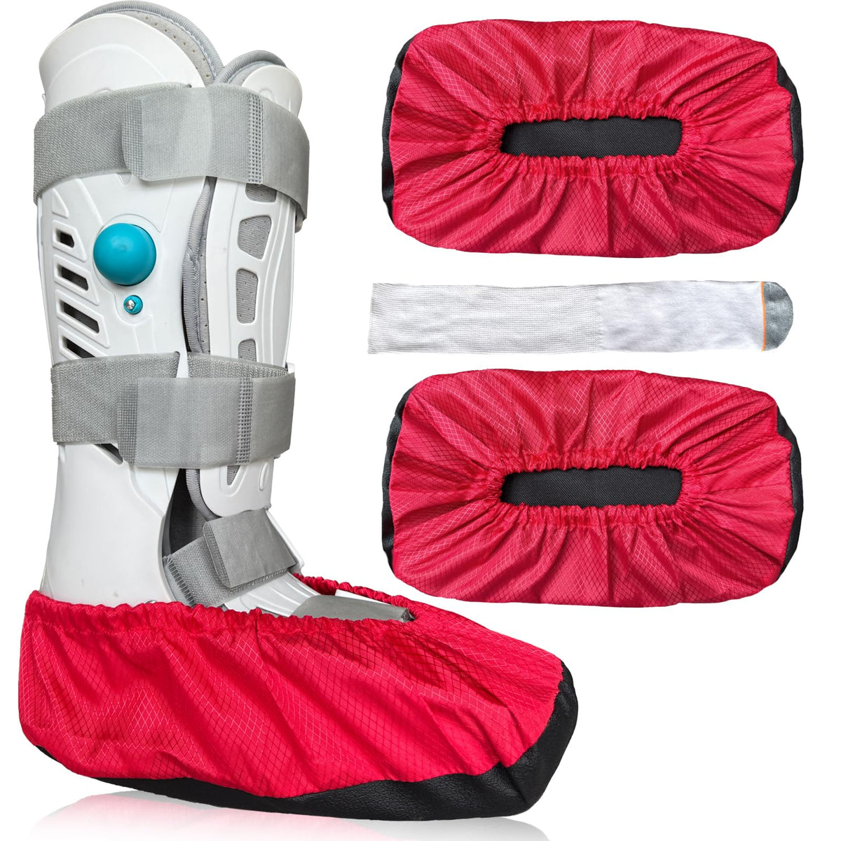 Walking Boot Covers 2 pcs Waterproof Anti-slip Washable Large G7381