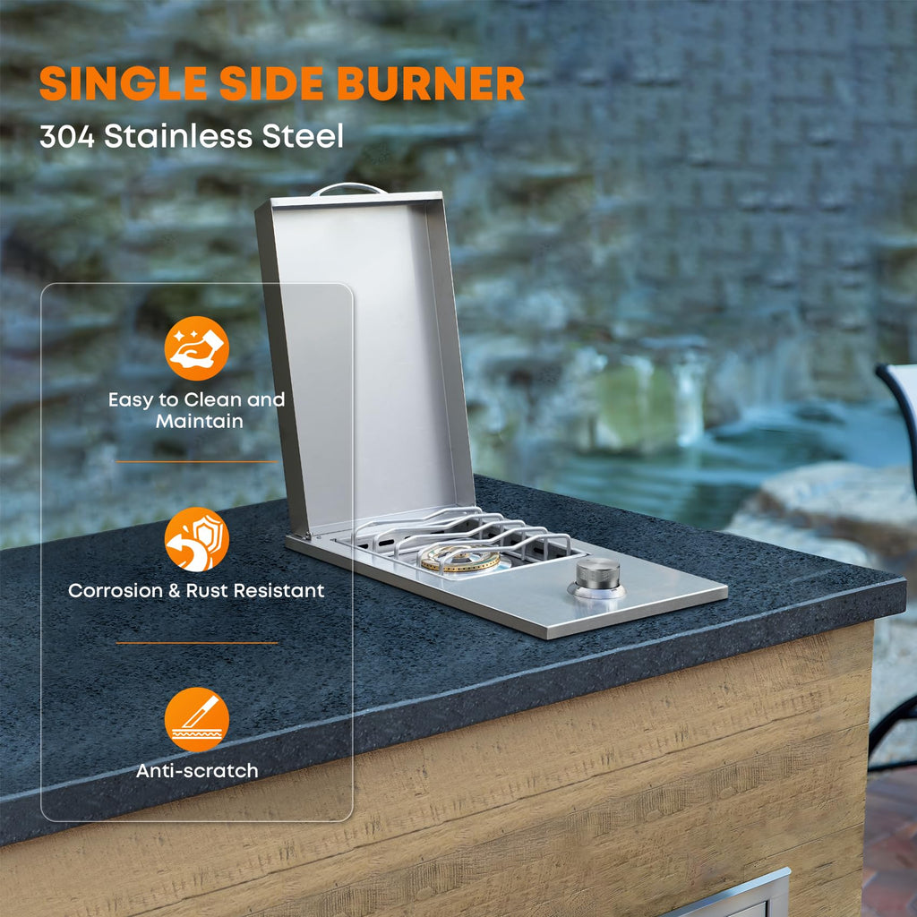 Built-In Propane Gas Side Burner Z64603