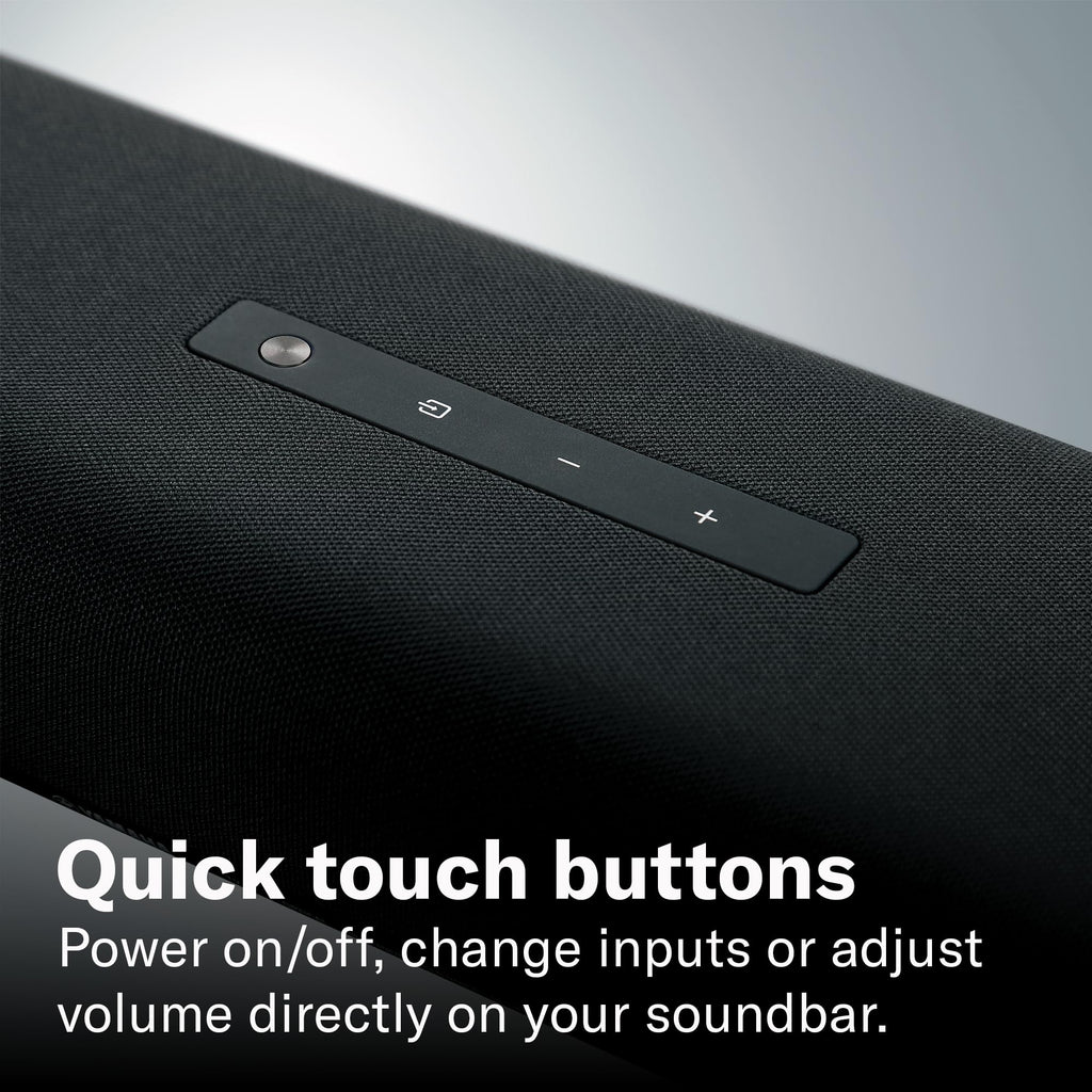 Black Sound Bar with Wireless Subwoofer W57515