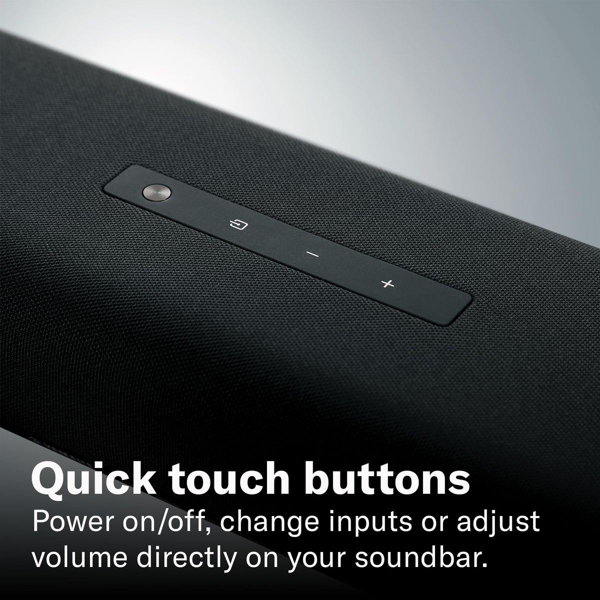 Black Sound Bar with Wireless Subwoofer W57515