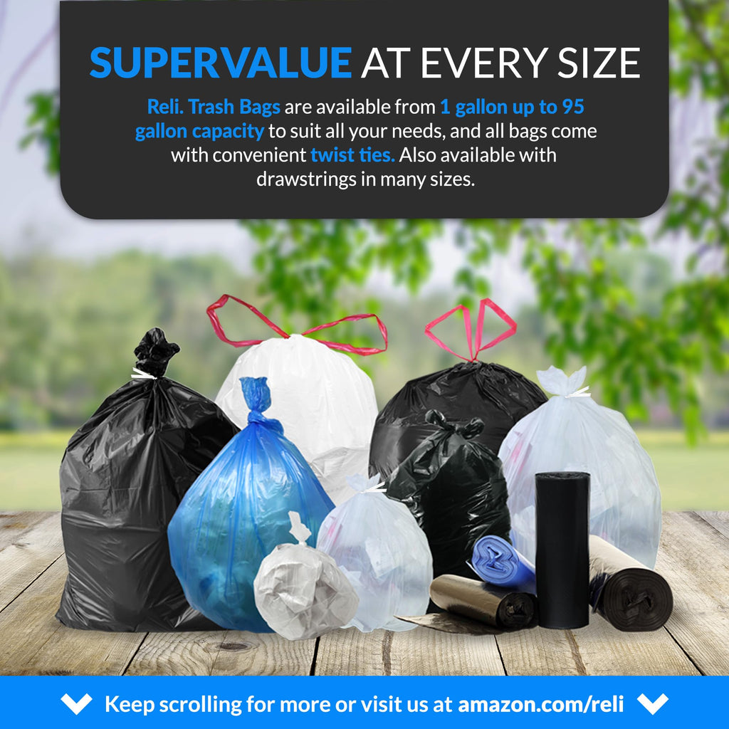 65 Gallon Heavy Duty Trash Bags Q2736