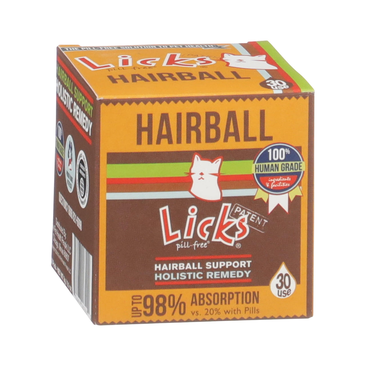 Cat Hairball Support Cod Liver Oil for Cats 30 Packets D6917
