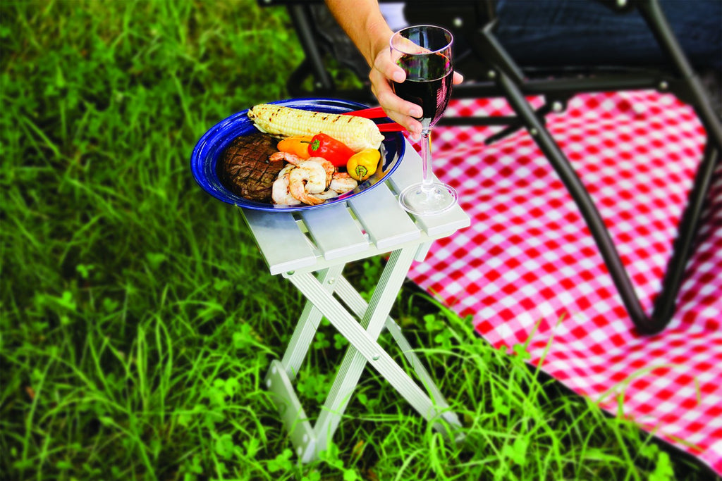 Aluminum Fold-Away Outdoor Side Table F914