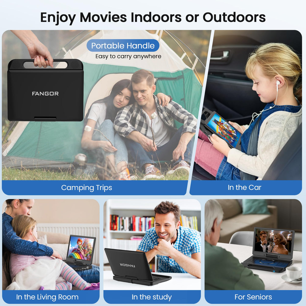 13.3” Portable Blu-ray Player M7838