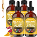 Maca Root Liquid Drops with Ashwagandha, Nettle, Fenugreek, Beet Root and L-Arginine 8 Oz J5872