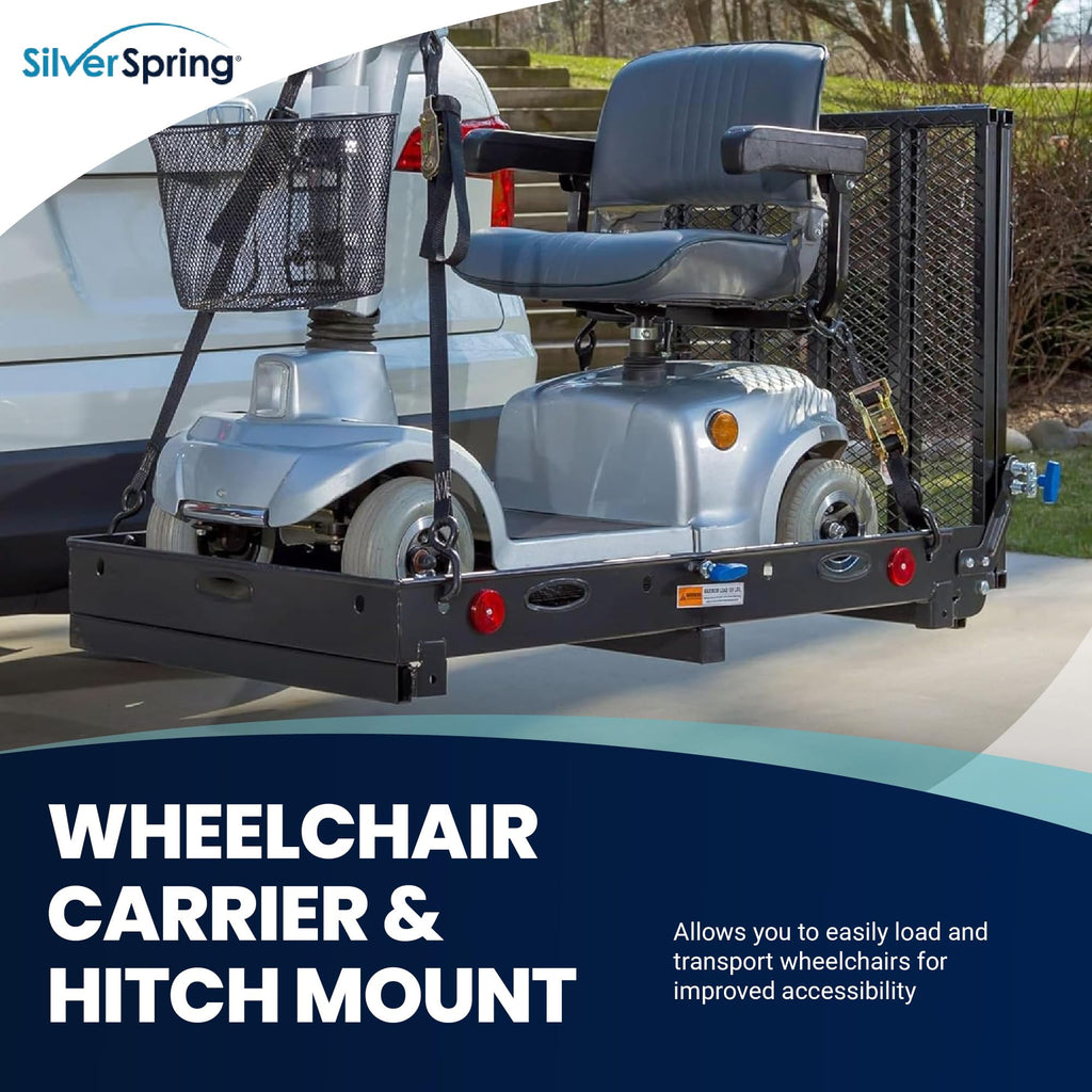 Folding Steel Wheelchair Scooter Carrier Y7138