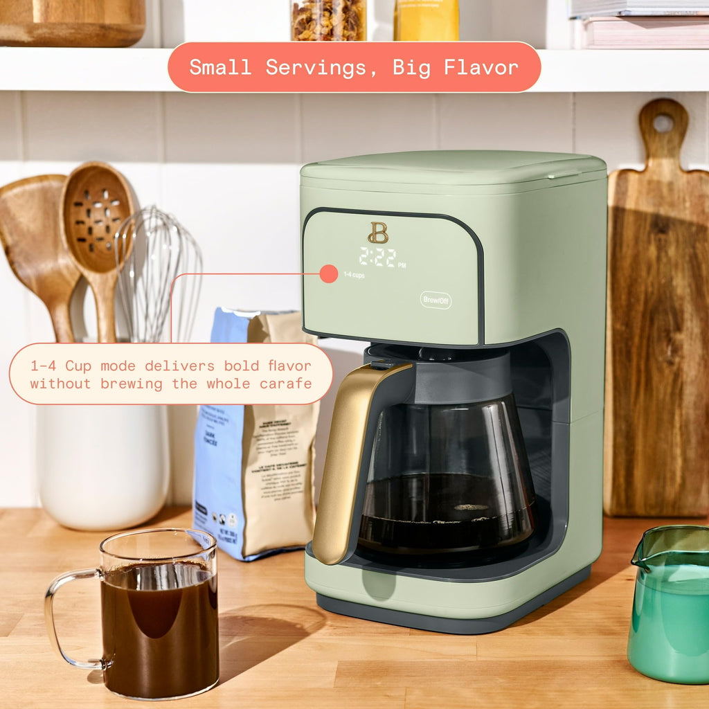 12 Cup Programmable Drip Coffee Maker with Glass Carafe D142