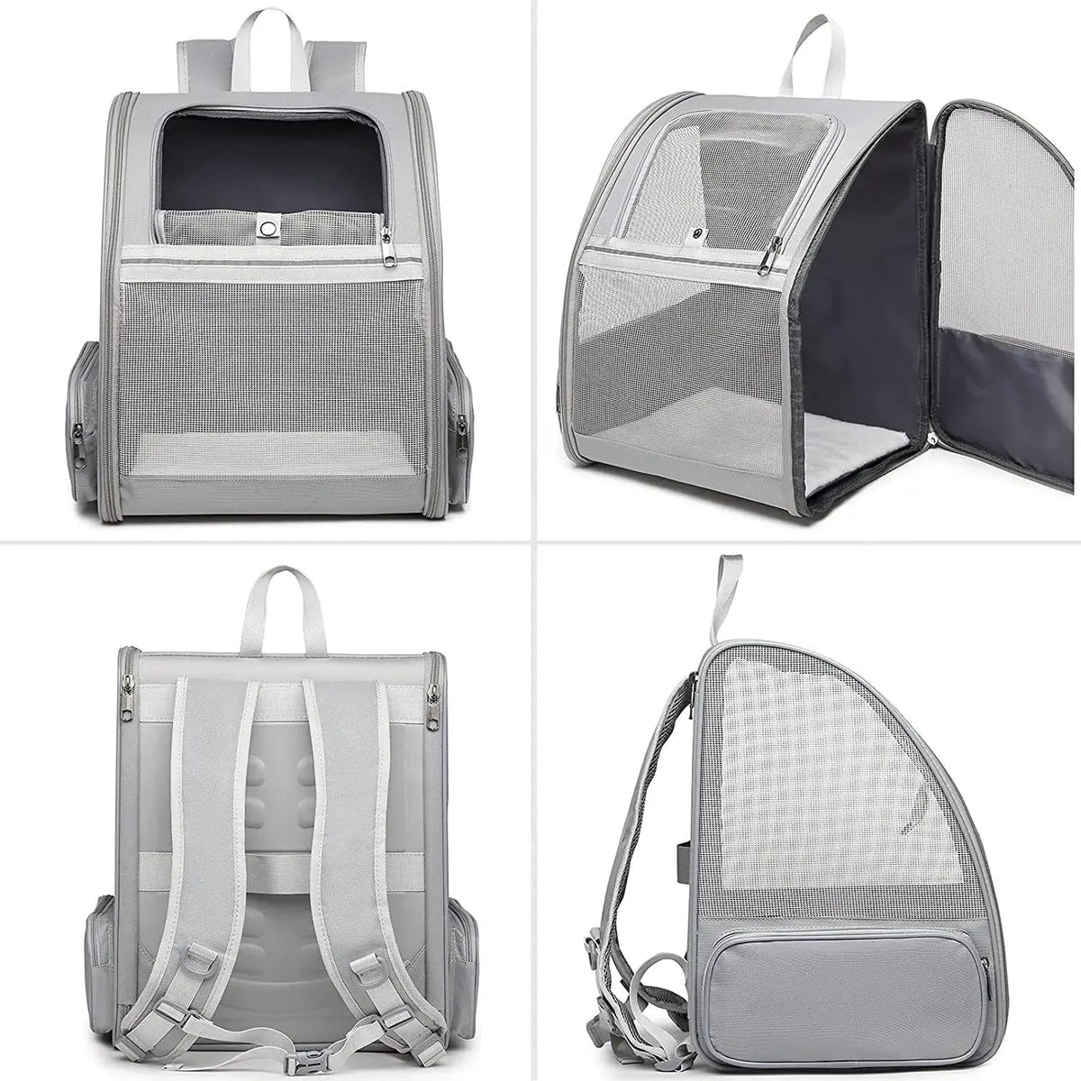 Ventilated Pink Carrier Backpack for Small Pets Q768