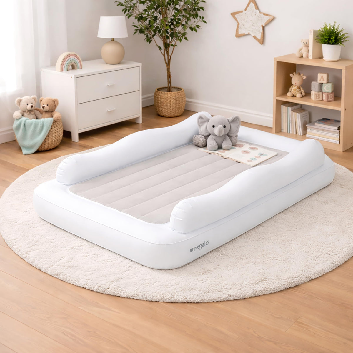 Inflatable Toddler Travel Bed with Pump & Carry Bag B1991