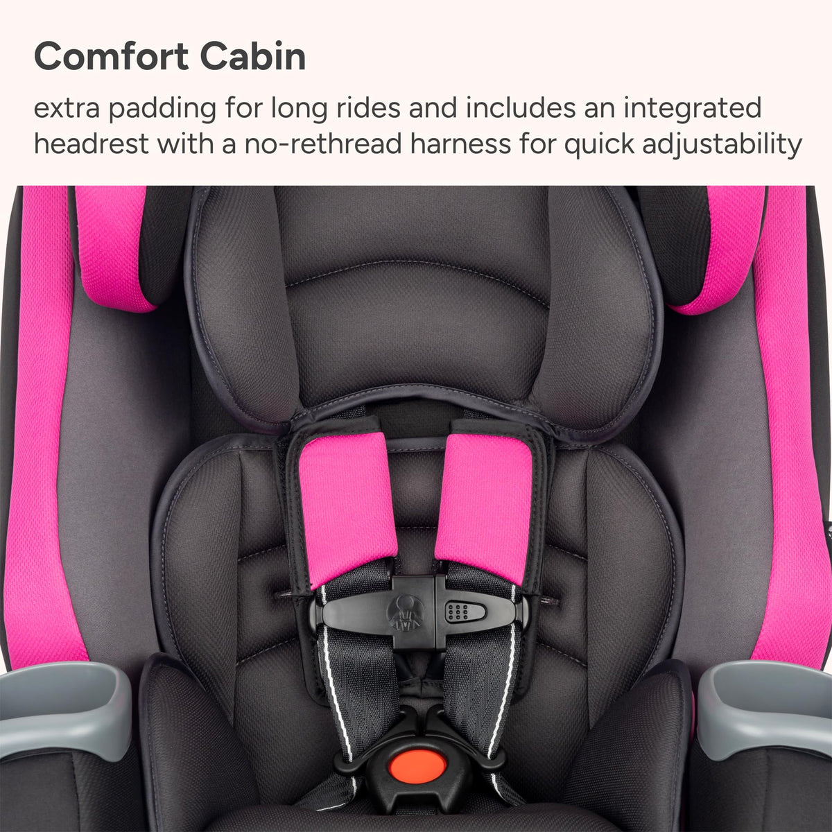 Pink Convertible Car Seat Y306