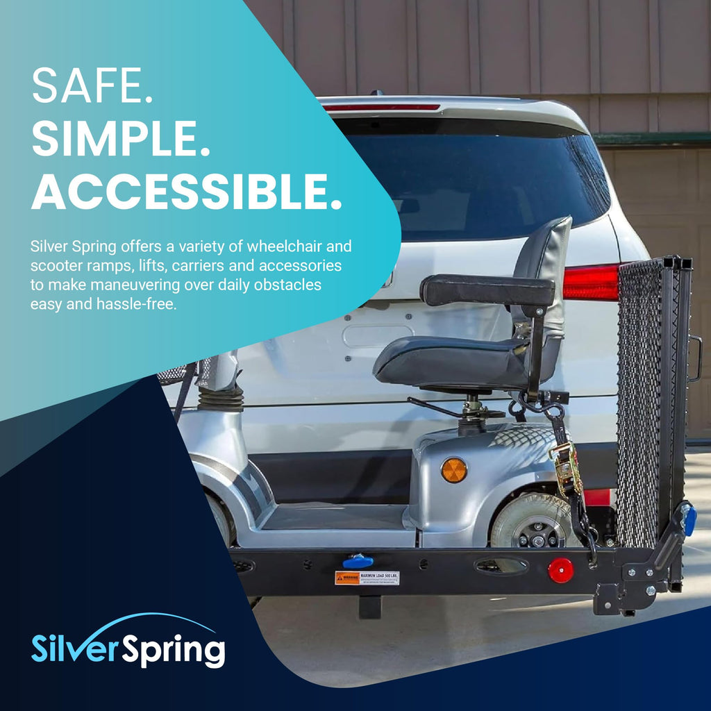 Folding Steel Wheelchair Scooter Carrier Y7138
