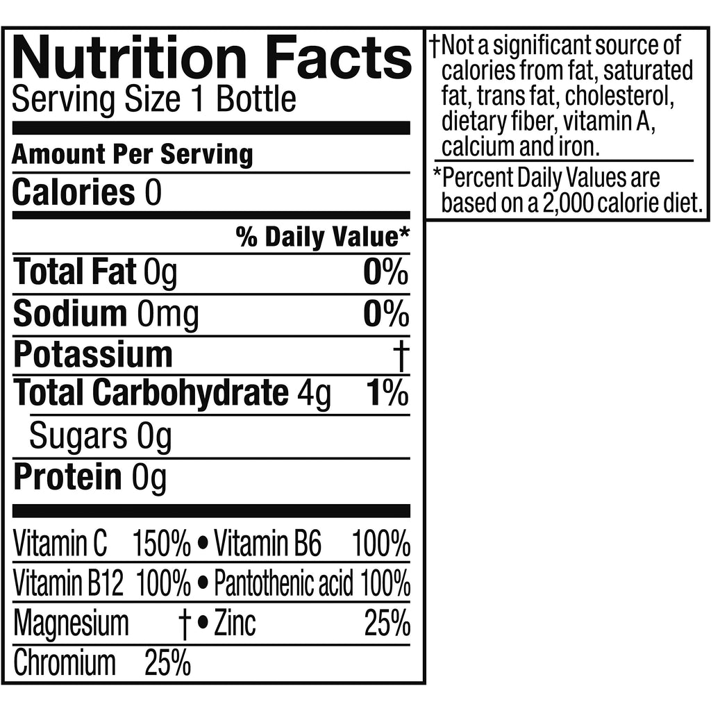 vitaminwater zero Power-C, 20 fl oz, 24 Pack B436991