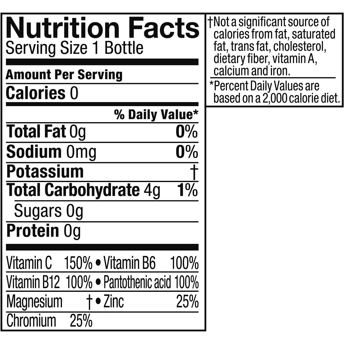 vitaminwater zero Power-C, 20 fl oz, 24 Pack B436991