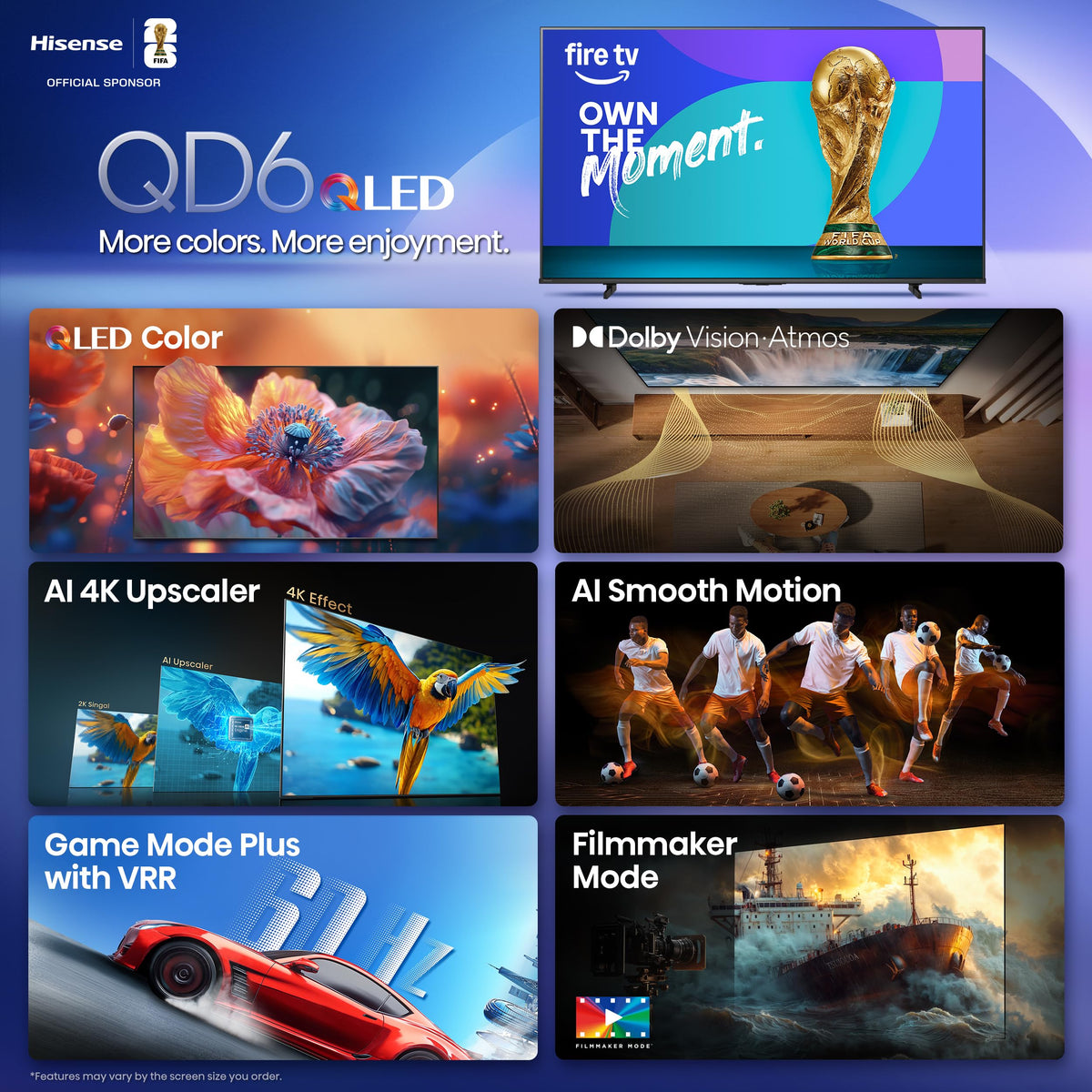 55" QLED 4K UHD Smart Fire TV B290824
