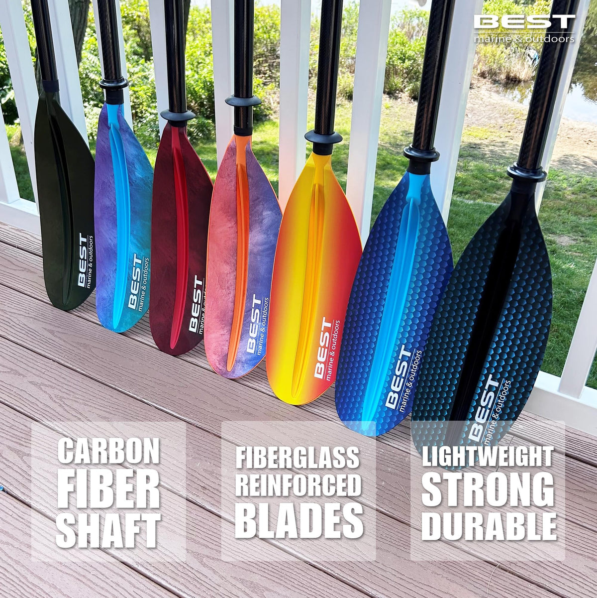 Carbon Fiber 2-Piece Kayak Paddle A52340