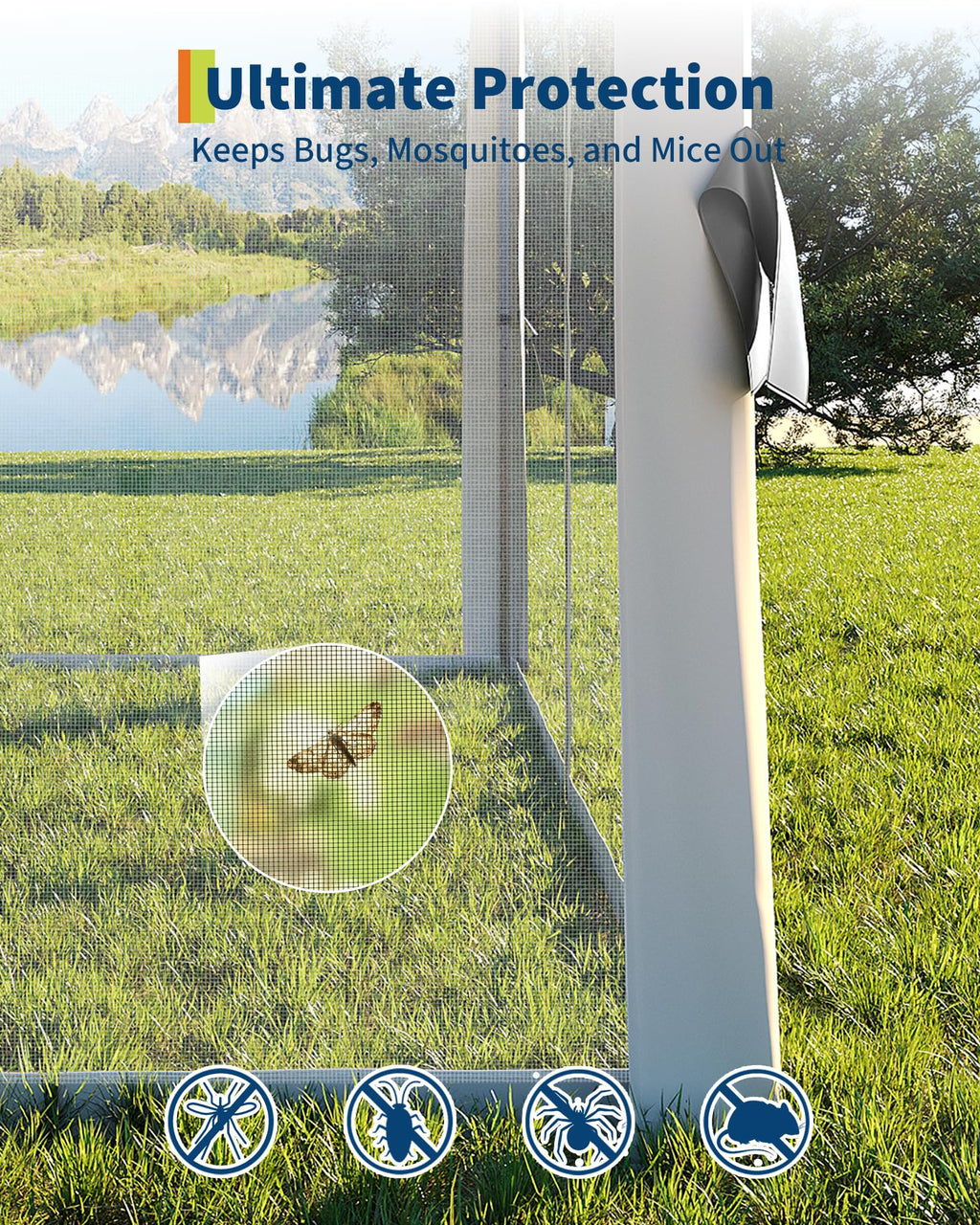 13x13FT Pop Up Gazebo with Mosquito Netting, Grey R686